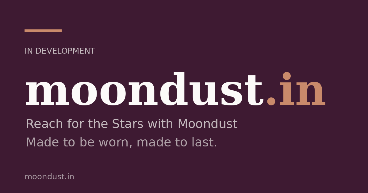 Link preview image for moondust.in